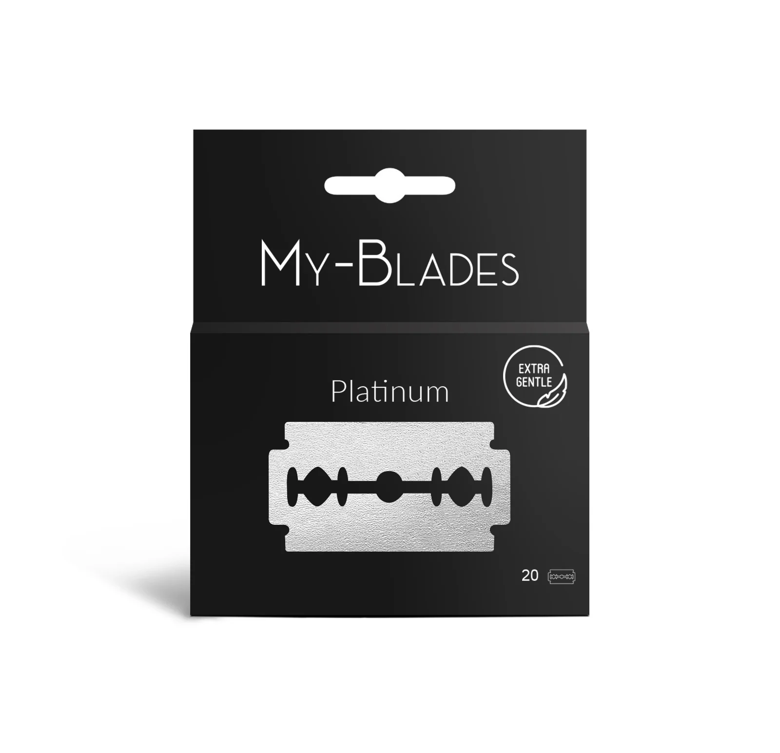 LÂMINAS DE BARBEAR DE DUPLA BORDA PLATINUM X20